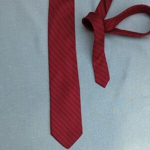 Red Striped Necktie
